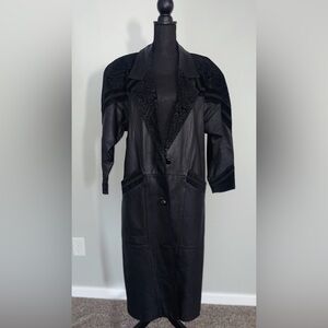 Vintage Western Leather Winlit Jacket - Beautiful Detailing